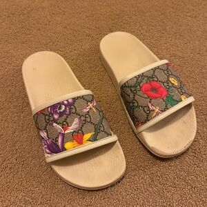 Authentic Gucci Floral Slides size 36
